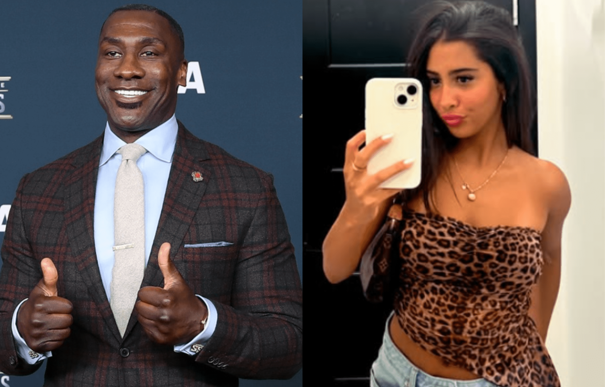 "Cracker Of The Day": Antonio Brown Fires Off At Shannon Sharpe Closes $50M Lawsuit Settlement 2 Shannon Sharpe (left) and Gabriella Zuniga (right). Credits: Imagn and Instagram