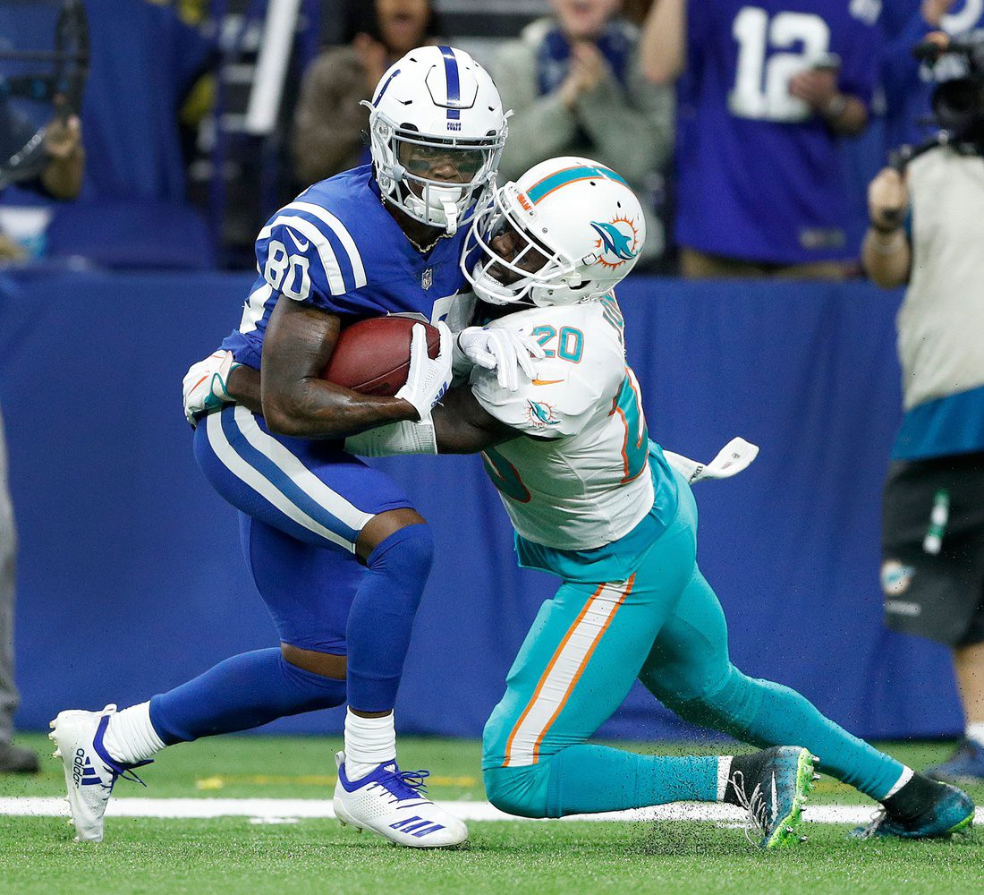 Breaking: NFL Legend Has Close Friend Arrested After Disgusting Crime Comes To Light 2 Indianapolis Colts wide receiver Chester Rogers (80) fights for a first down as he is hit by Miami Dolphins free safety Reshad Jones (20) in the fourth quarter of their game at Lucas Oil Stadium on Sunday, Nov. 25, 2018. The Colts defeated the Dolphins 27-24. © Matt Kryger/IndyStar