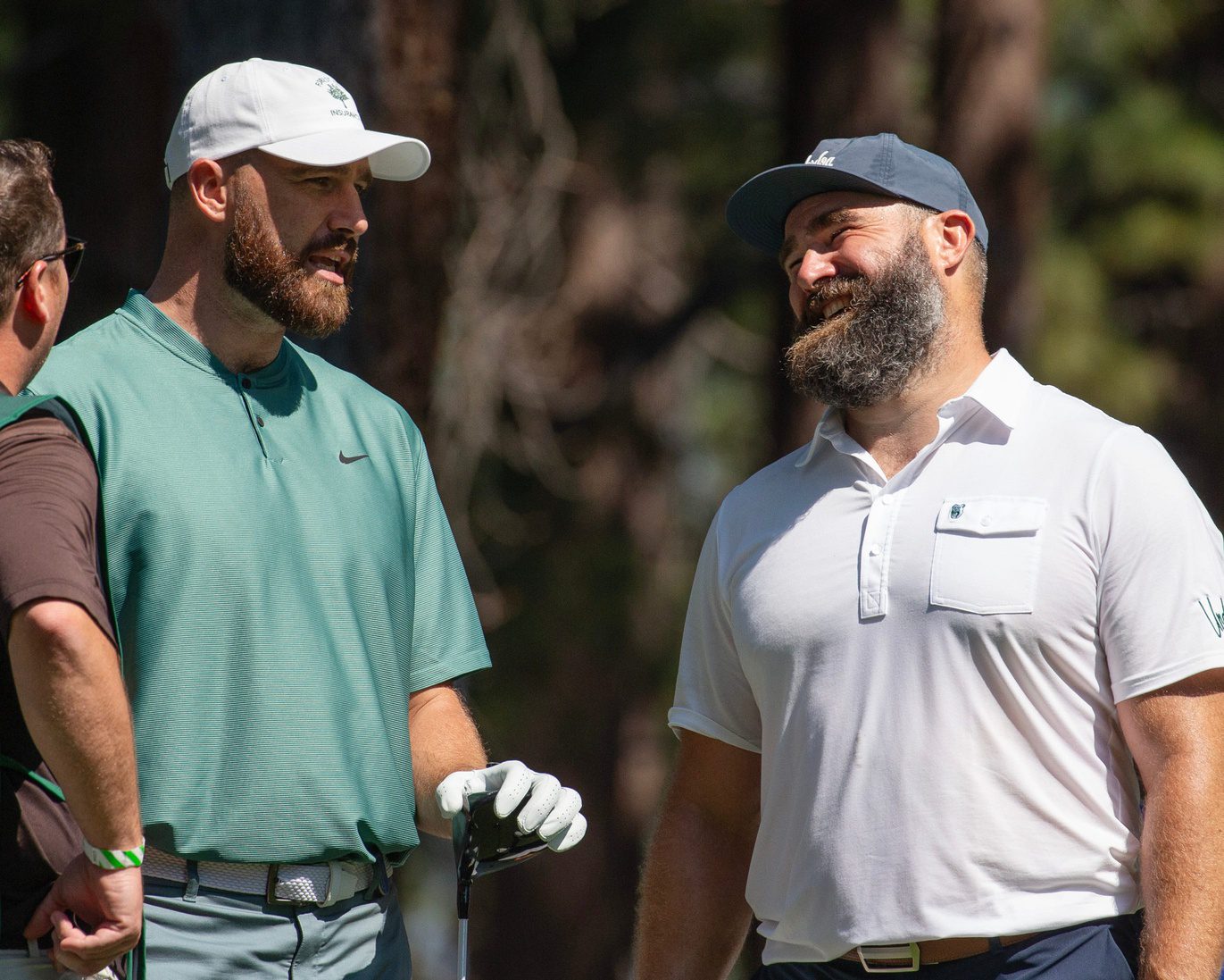 Travis Kelce Spotted At 2am Making Questionable Choices With No Taylor Swift In Sight (Pictures) 2 Travis Kelce and brother Jason Kelce talk on the 4th tee during the first round of the American Century Celebrity Championship golf tournament at Edgewood Tahoe Golf Course in Stateline, Nev., Friday, July 12, 2024. © Tom R. Smedes/Special to RGJ / USA TODAY NETWORK