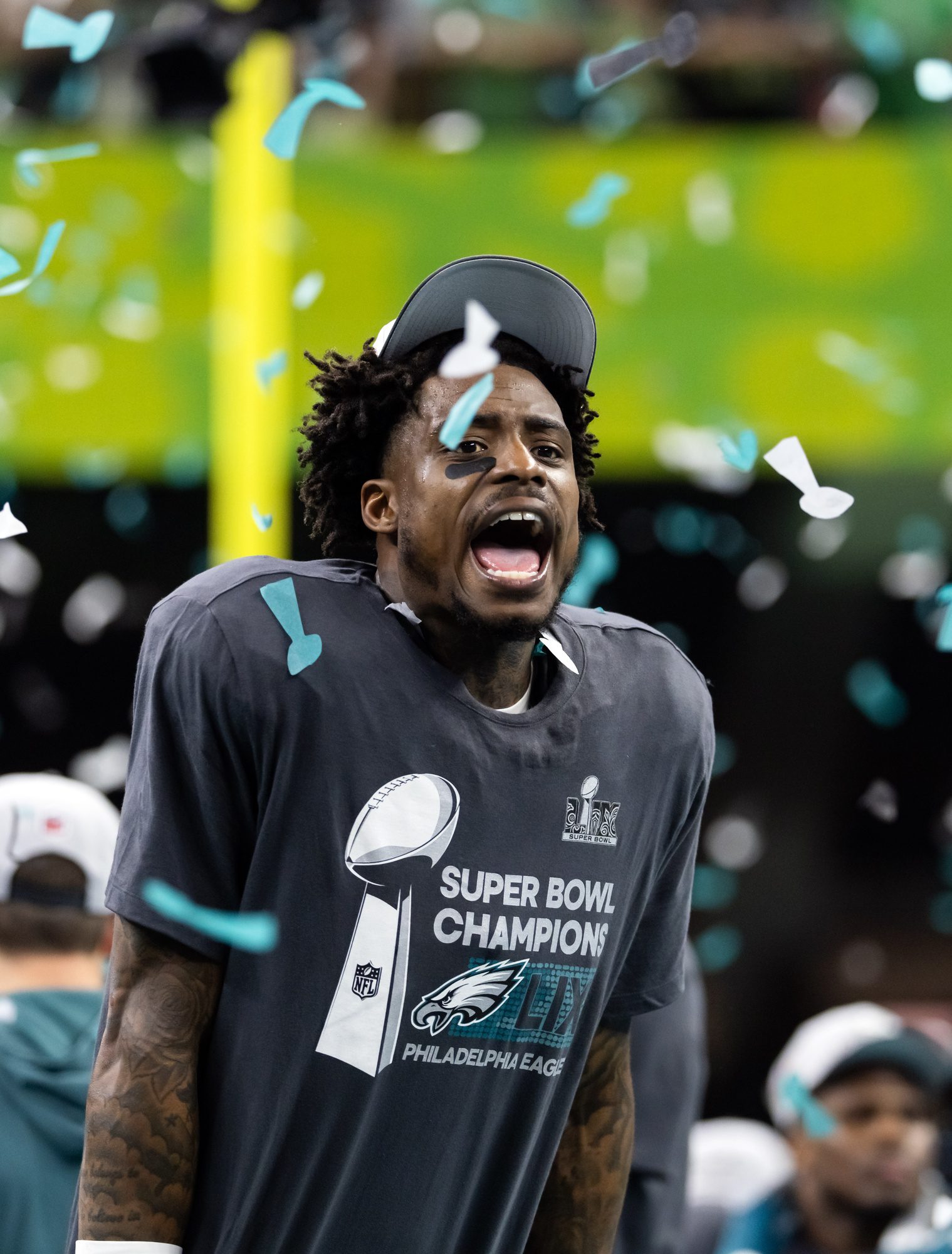 Breaking: Texans Superstar Accused Of "Murder For Hire" In Bombshell Report (Watch) 2 Feb 9, 2025; New Orleans, LA, USA; Philadelphia Eagles safety C.J. Gardner-Johnson celebrates after defeating the Kansas City Chiefs in Super Bowl LIX at Ceasars Superdome. Mandatory Credit: Mark J. Rebilas-Imagn Images