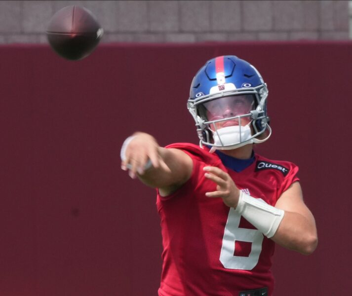 "How Dart Progresses Will Determine": New York Giants Insider Wonders When Rookie Jaxson Dart Will Be Starting Franchise Quarterback 1 USATSI 26481618 168400517 lowres