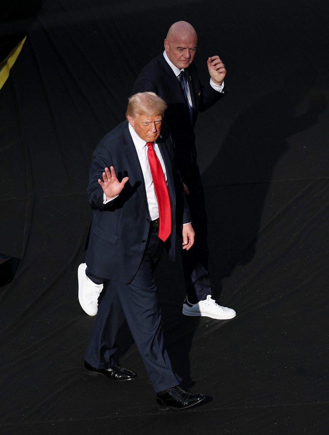 "He Made Everything Awkward" Donald Trump Boo'd Ruthlessly At Massive Sporting Event (Watch) 1 Jul 13, 2025; East Rutherford, New Jersey, USA; U.S. President Donald Trump and FIFA president Gianni Infantino are seen during the trophy presentation after the final of the 2025 FIFA Club World Cup at MetLife Stadium. Mandatory Credit: Amanda Perobelli-Reuters via Imagn Images