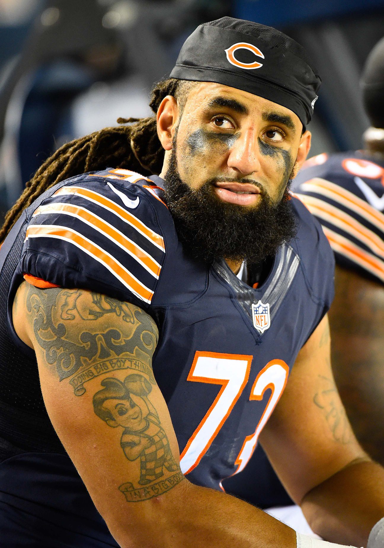 Former NFL Star Sees UFC Career Go Up In Flames After Embarrassing Loss (Watch) 2 Aug 14, 2014; Chicago, IL, USA; Chicago Bears defensive end Austen Lane (73) during the third quarter of the preseason game at Soldier Field. Mandatory Credit: Mike DiNovo-Imagn Images