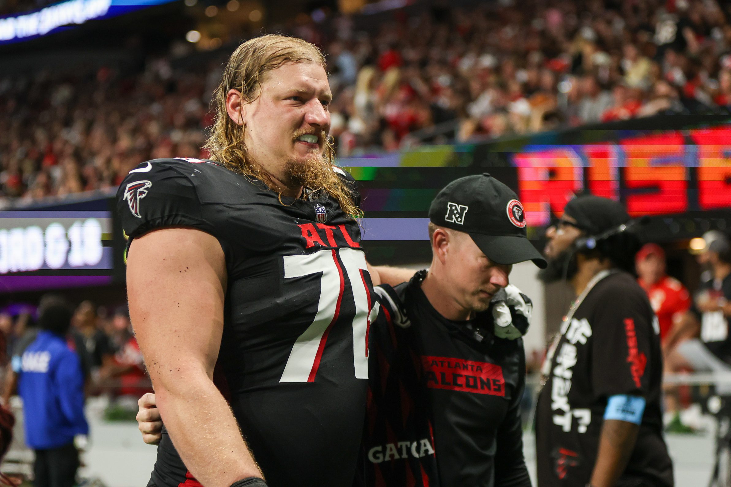 "Will Miss Significant Time": Atlanta Falcons Blindside Blocker Out Indefinitely 2 Atlanta Falcons, Kaleb McGary