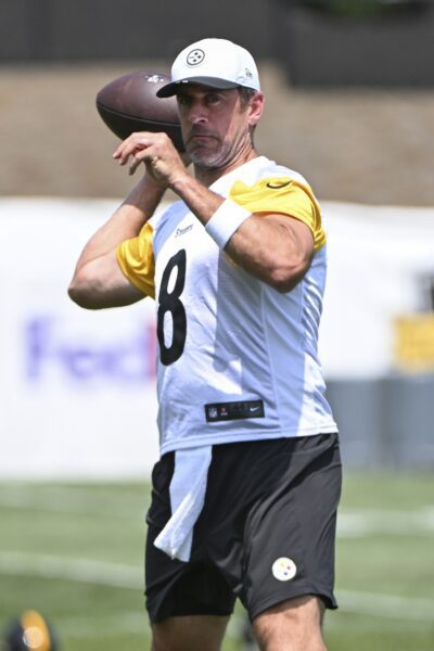 "He's Still a First-Ballot Hall of Famer": NFL Analyst Believes Pittsburgh Steelers Quarterback Aaron Rodgers Will Be First Ballot After He Retires In 2025 2 USATSI 26709608 168400517 lowres