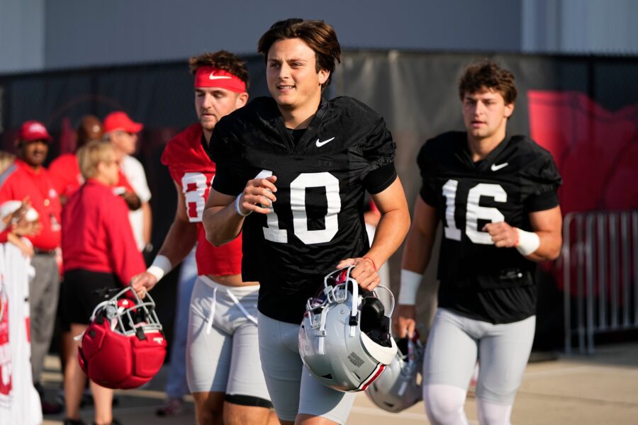 "The Buckeyes Have Loved Sayin's Talent": Ohio State Buckeyes Quarterback Julian Sayin Reportedly Has Edge In Starting Quarterback Battle Before 2025 Season 1 USATSI 26754430 168400517 lowres