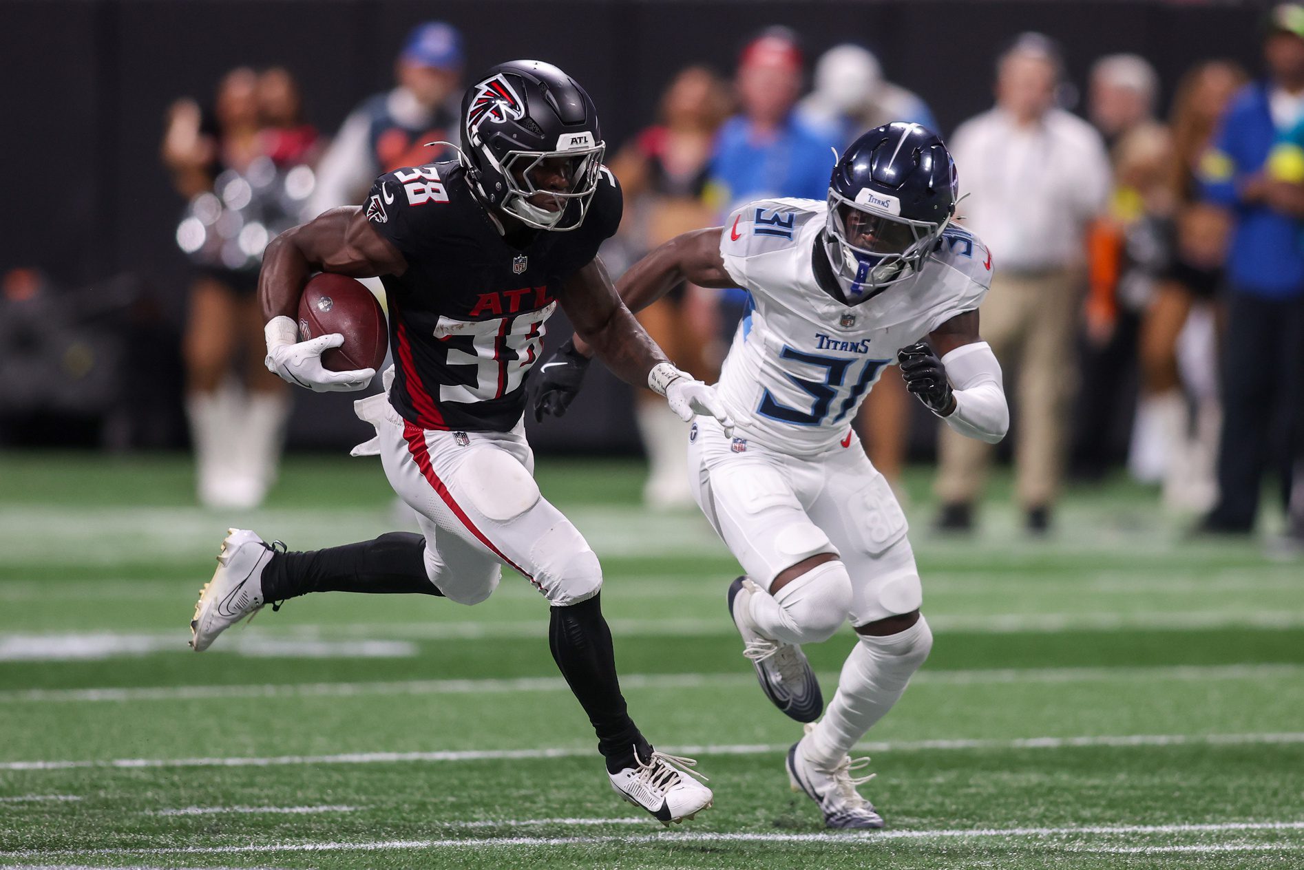 "Well Deserved": Atlanta Falcons Fans Excited for Rookie RB Making 53-Man Roster 2 Atlanta Falcons, Nathan Carter
