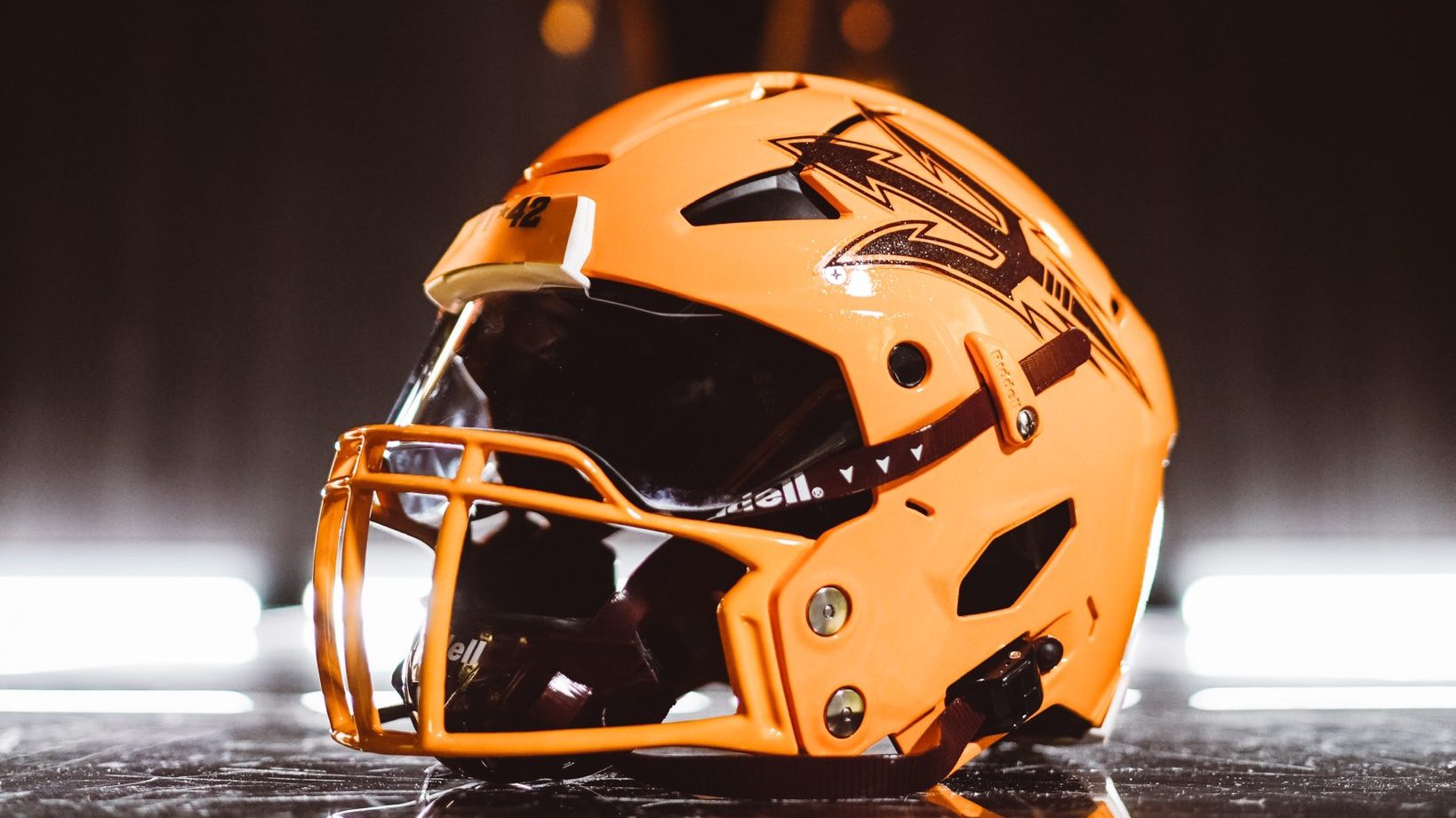 Arizona State Sun Devils gold helmet