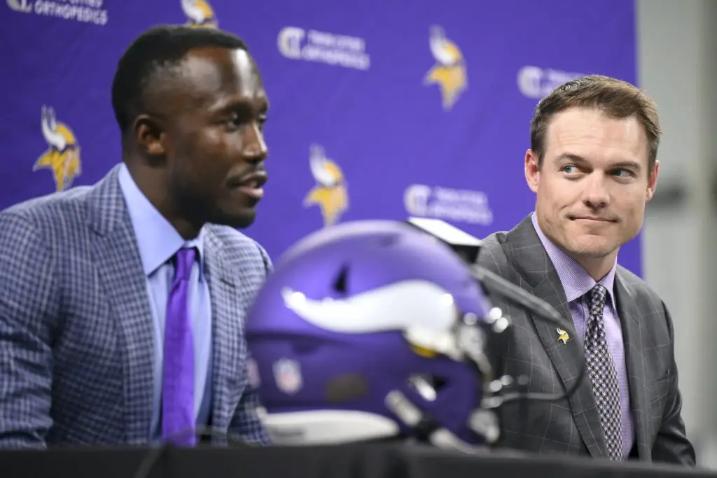 Minnesota Vikings Head Coach Kevin O'Connell and General Manger Kwesi Adofo-Mensah
