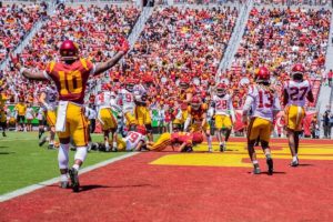 Offensive USC Spring Game TD