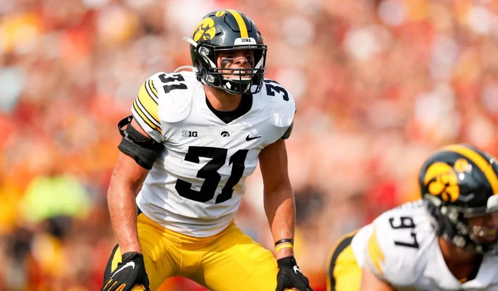Former Iowa linebacker Jack Campbell focuses on 'just being Jack Campbell'  ahead of NFL Draft