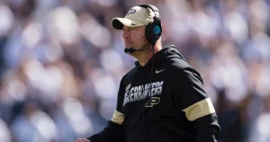 Jeff Brohm Coaching the Boilermakers in West Lafayette