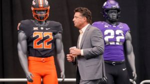 Oklahoma State's Mike Gundy at Big 12 Media Days