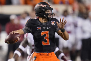 OSU QB Spencer Sanders has the pokes at number 2 in the power rankings