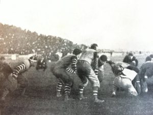 Barclay's Helmet worn on the field