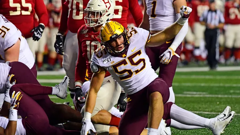 University of Minnesota Golden Gophers Linebacker Mariano Sori-Marin