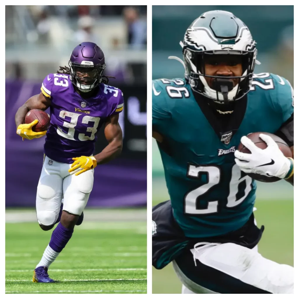 Monday Night's game between the Eagles and Vikings should showcase Dalvin Cook and Miles Sanders in a rushing duel.