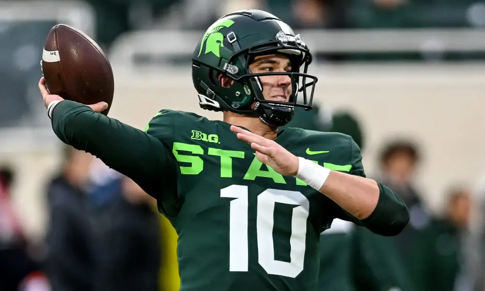 Michigan State will need a big game from quarterback Payton Thorne against the Gophers.