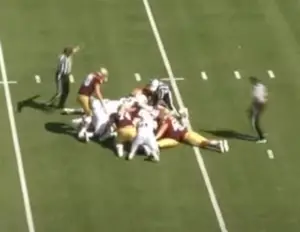 BC vs Rutgers Fumble