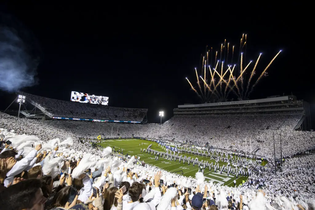 Penn State's White Out: An Epic Renowned Tradition Gridiron Heroics