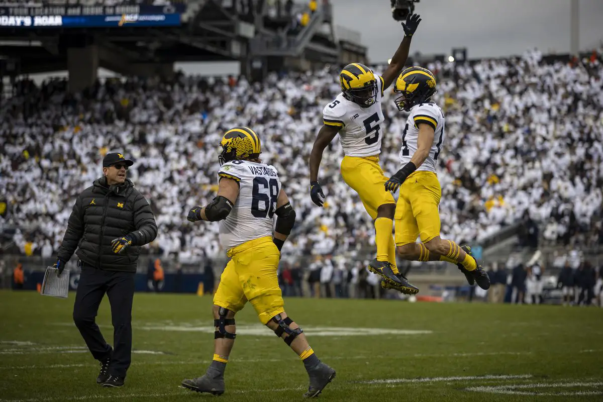 Wolverines ahead of Penn State at Michigan