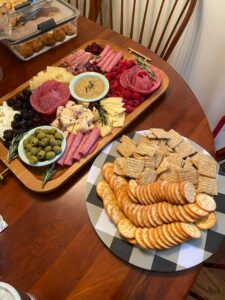 charcuterie and crackers