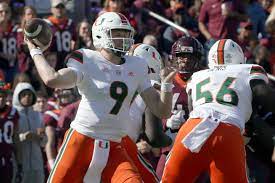 Tyler Van Dyke threw for 351 yards and two touchdowns against Virginia Tech