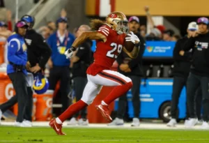 Talanoa Hufanga's pick six helps 49ers defeat Rams - Los Angeles Times