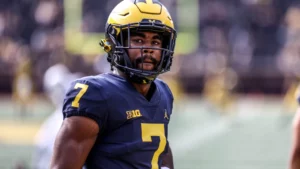 Half of the Wolverines two-headed monster, Donovan Edwards