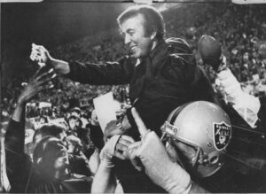 Tom Flores winning superbowl as the coach