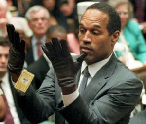 OJ with the gloves
