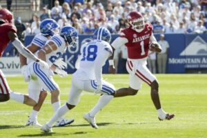 Arkanas is part of the college football best bets week 9