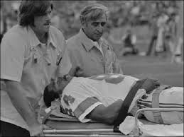 darryl stingley stretcher spinal injury