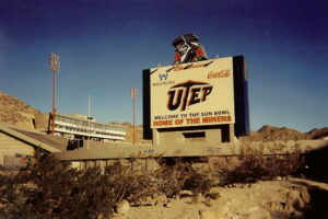 front of sun bowl