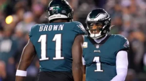 Eagles Devonta Smith AJ Brown