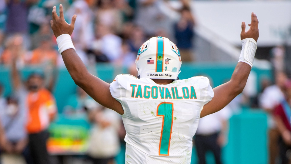 Tua Tagovailoa named AFC offensive player of month after Dolphins'  record-setting start