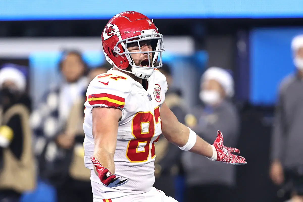 Travis Kelce Orlando Brown Jr. Kansas City Chiefs