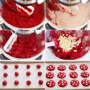 Red velvet cookies (photo by Cooking Classy)