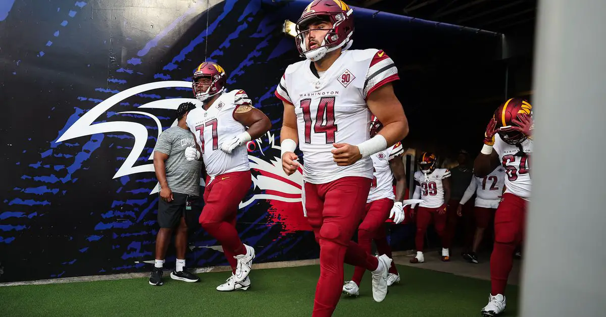 The Washington Commanders quarterback situation is an interesting one.