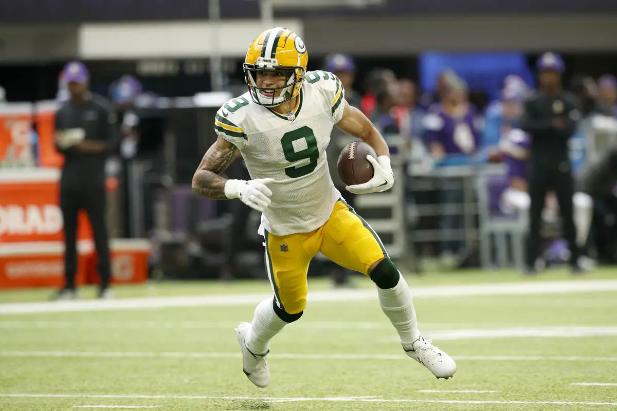 Christian Watson out for Packers first game of the season