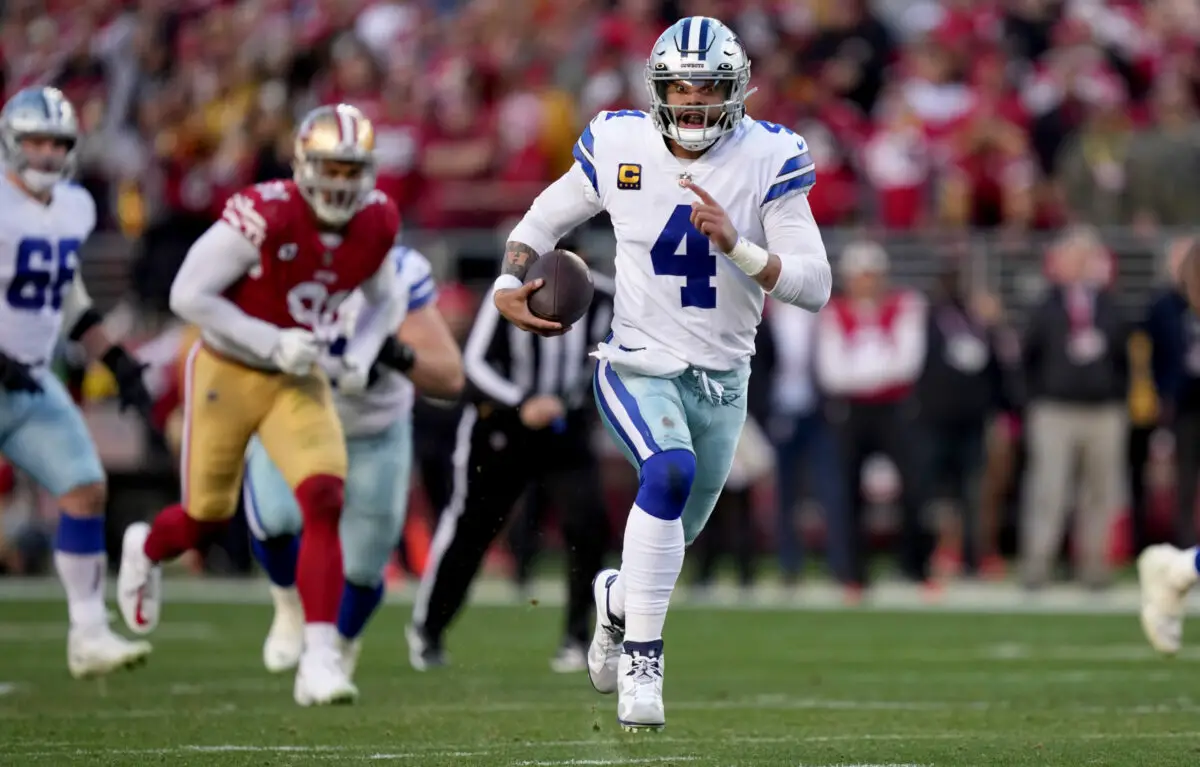 Dallas Cowboys quarterback Dak Prescott