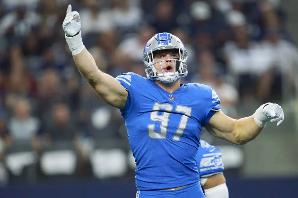 Lions' Aidan Hutchinson Is 'Very Thankful' That He Wasn't Taken