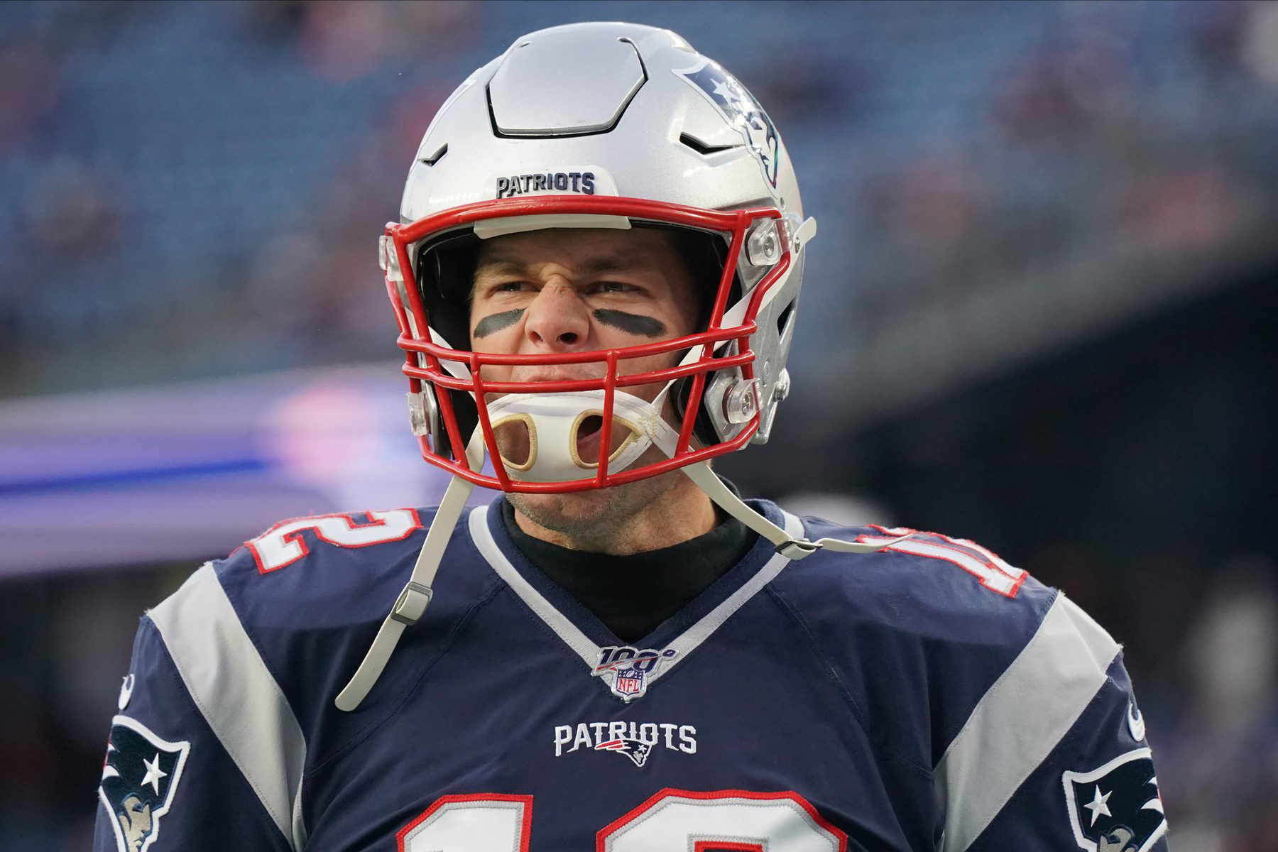 Photos: Former New England Patriots QB Tom Brady at Gillette Stadium