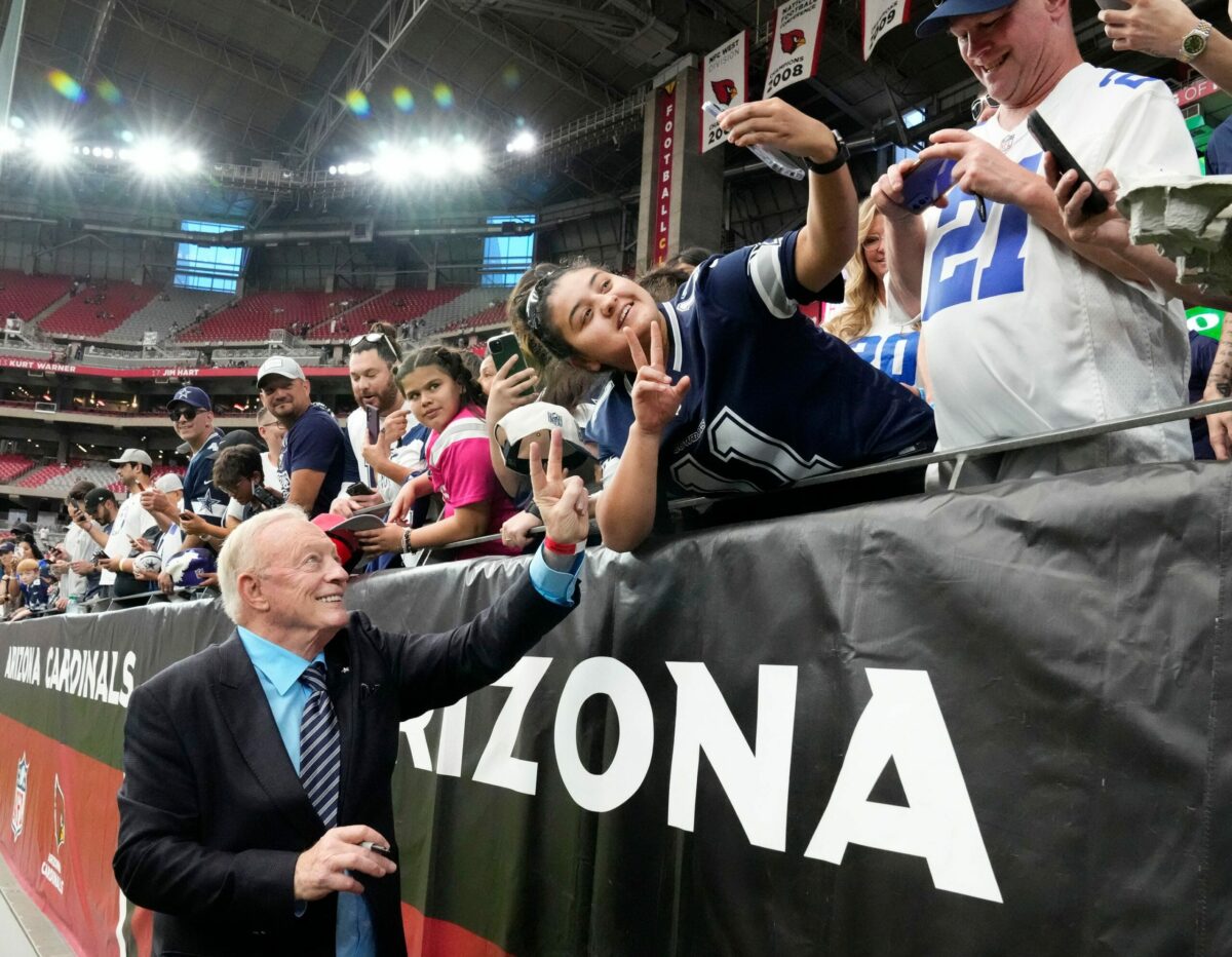 Dallas Cowboys Jerry Jones isn't concerned about the teams red zone struggles
