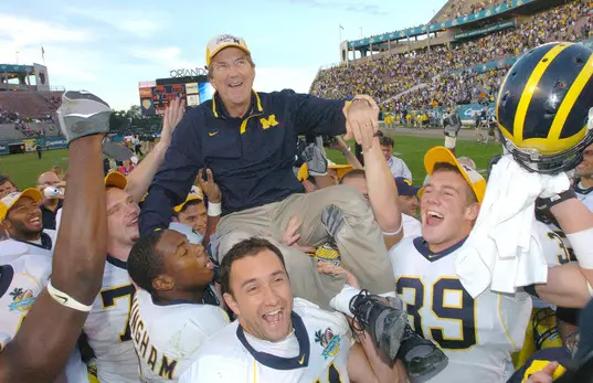 Former Michigan Wolverines head coach Lloyd Carr