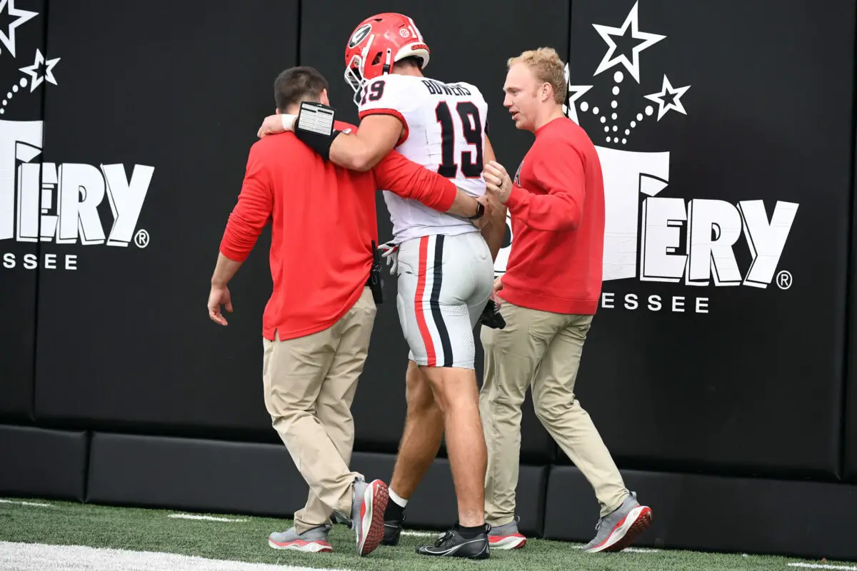 Georgia tight end Brock Bowers