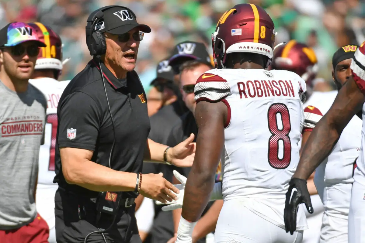 Washington Commanders Ron Rivera Explains Decision To Not Go For Two In  Week 4 Loss - Gridiron Heroics