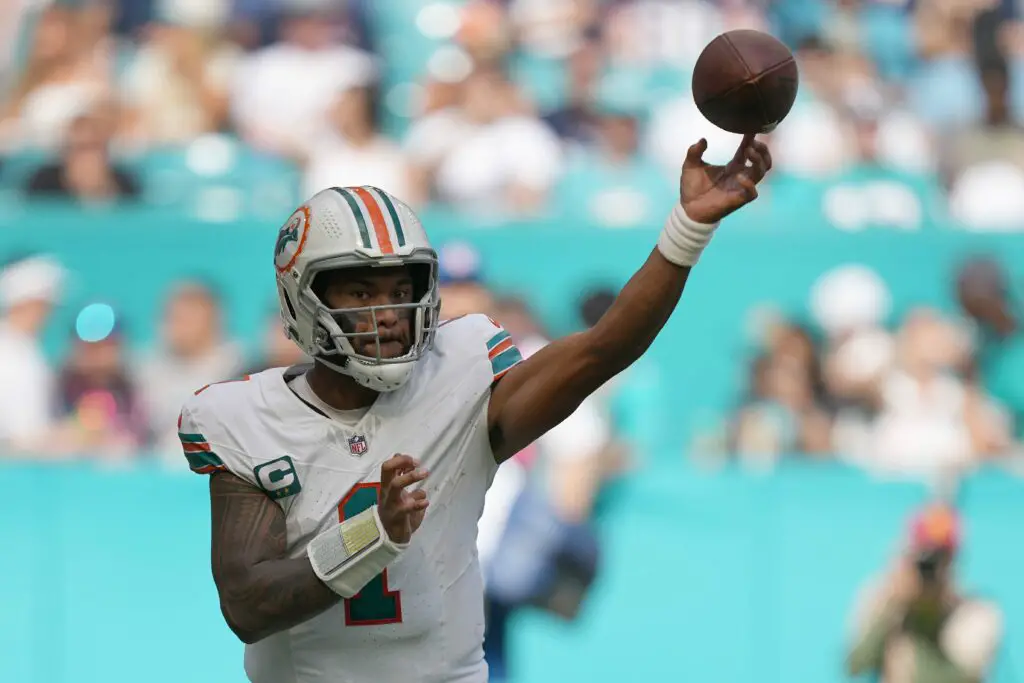 NFL MVP odds have MIami Dolphins Tua Tagovailoa taking the top spot