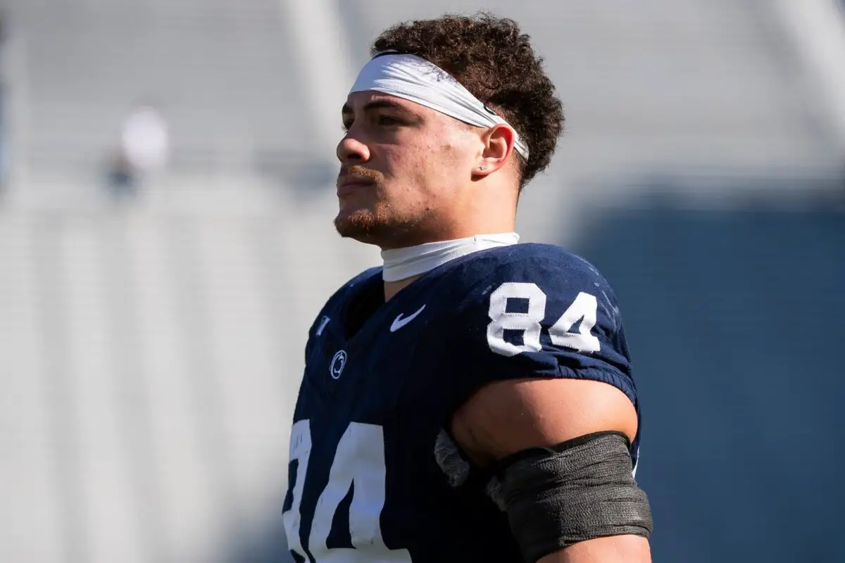 Penn State Nittany Lions Tight End Theo Johnson NFL Draft