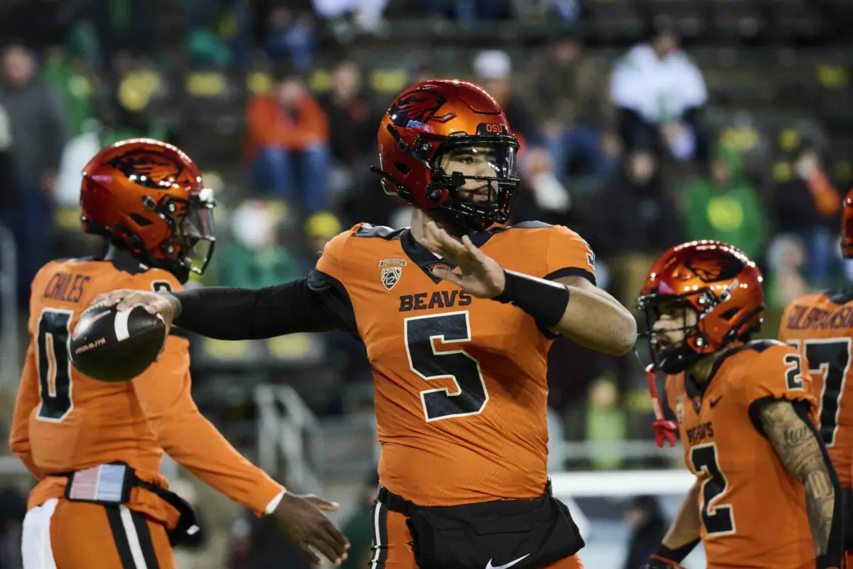 DJ Uagelelei Oregon State Beavers has entered the transfer portal for the second time.